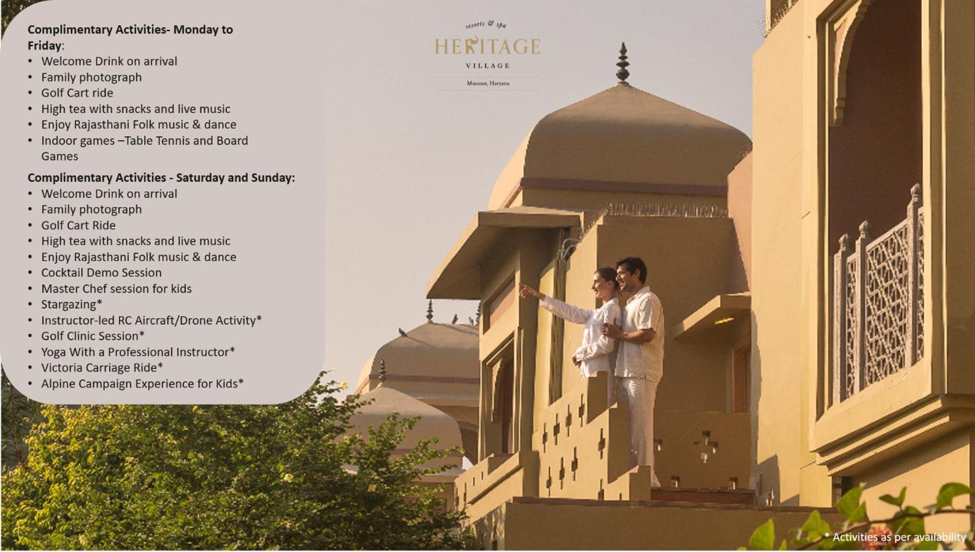 Heritage Village Resort & Spa Manesar-구르가온 외부 사진