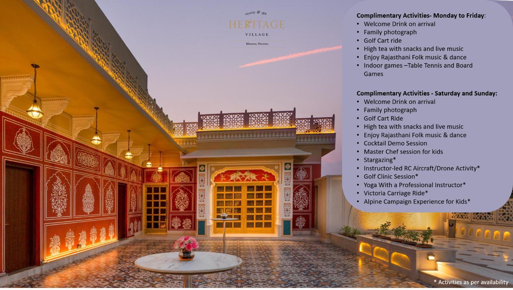 Heritage Village Resort & Spa Manesar-구르가온 외부 사진